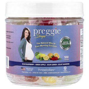 Preggie Drops - סוכריות מציצה להקלה על בחילות - 100 יח'