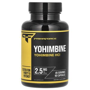 Primaforce Yohimbine HCl 2.5mg - 90 כמוסות - לשיפור ביצועים