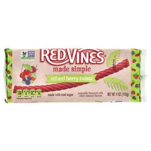 Red Vines - מגש ליקריץ טוויסט פירות יער - 113 גרם