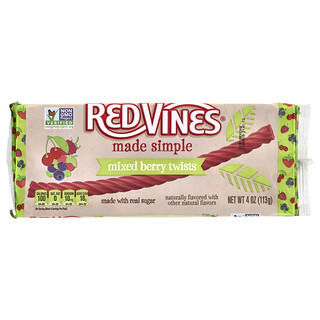 Red Vines- מגש ליקריץ טוויסט פירות יער 113 גרם