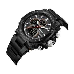 SANDA 6183 שעון גברים אלקטרוני- עמיד במים וסטייל