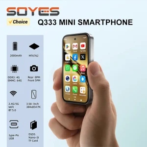 SOYES Q333 מיני סמארטפון 4G - אנדרואיד קטן במיוחד