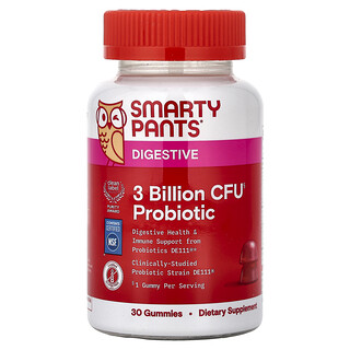 SmartyPants פרוביוטיקה לגומי- בטעם תות- 30 יחידות