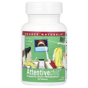 Source Naturals Attentive Child - תוסף תזונה לילדים