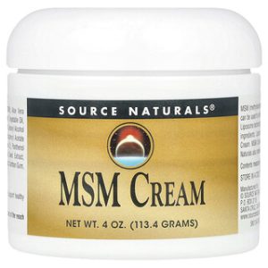 Source Naturals MSM קרם 113.4 גרם - טיפוח עור טבעי