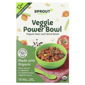 Sprout Organics Veggie Power Bowl 12m+ - מנת ירקות אורגנית
