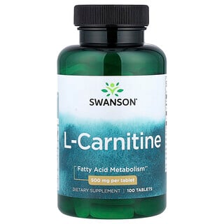 Swanson L-Carnitine 100 טבליות - תוסף תזונה לאימון