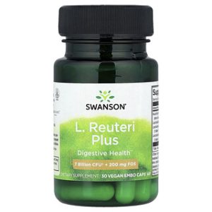Swanson L. Reuteri Plus - 30 כמוסות פרוביוטיקה טבעוניות