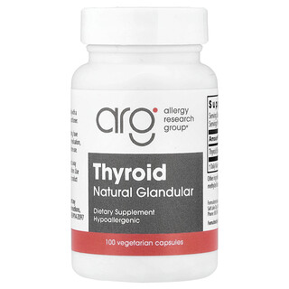 Thyroid Glandular 40 מ"ג - תומך בבלוטת התריס , 100 כמוסות