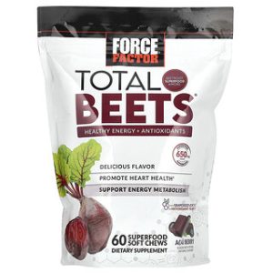 Total Beets® Acai Berry, אנרגיה ובריאות מ-60 חטיפים