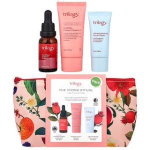 Trilogy תיק טיפוח אייקונים - סט 4 מוצרים בלעדי iHerb