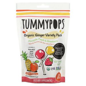 Tummydrops Tummypops אורגני - מארז ג'ינג'ר מובחר 21 יחידות