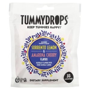 Tummydrops - חבילת סוגי ג'ינג'ר אורגני - 33 סוכריות