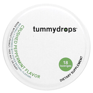 Tummydrops מנטה כתושה - 18 סוכריות מציצה להקלה
