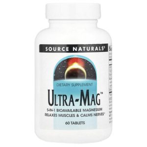 Ultra-Mag Source Naturals - מגנזיום לתמיכה בשרירים - 60 טבליות