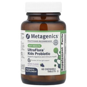 UltraFlora Kids Probiotic - פרוביוטיקה לילדים, ענבים