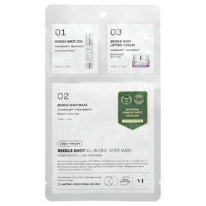 VT Reedle Shot - ערכת מסכות יופי 3 שלבים - 3 חלקים