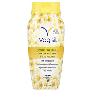 Vagisil תרחיץ אינטימי יומיומי - יסמין לבן 354 מ"ל