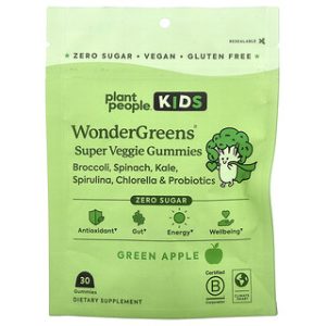WonderGreens Gummies - תוסף תזונה לילדים בטעם תפוח