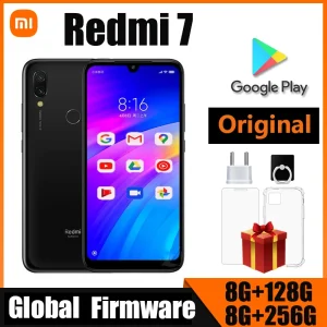 Xiaomi Redmi 7 - טלפון סלולרי משומש עם כיסוי