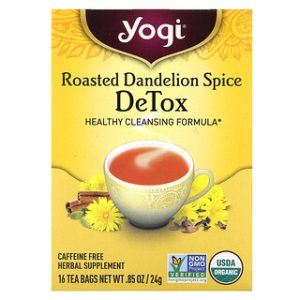 Yogi Tea DeTox צמחים- נטול קפאין- 16 שקיות חליטה
