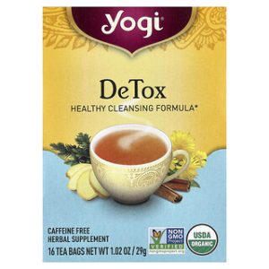 Yogi Tea DeTox - תה ניקוי רעלים ללא קפאין - 16 שקיקים