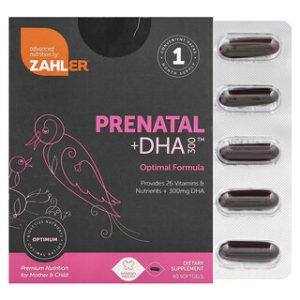 Zahler Prenatal + DHA 300 - ויטמינים לנשים בהריון
