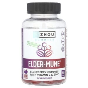 Zhou Nutrition Elder-Mune Max Strength - גומי לעיס בריאות