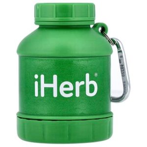 iHerb Whey2Go Funnel - משפך חלבון ירוק 110 מ"ל