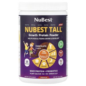 אבקת חלבון גדילה לילדים ונוער - שוקולד NuBest Tall