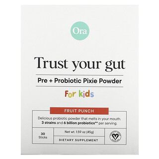 אבקת פרוביוטיקה לילדים - Ora Fruit Punch 30 מנות