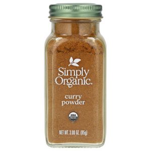 אבקת קארי אורגנית Simply Organic - 85 גרם