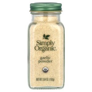אבקת שום אורגנית Simply Organic - 103 גרם