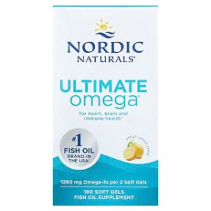 אומגה 3 לימון - Nordic Naturals Ultimate 180 כמוסות