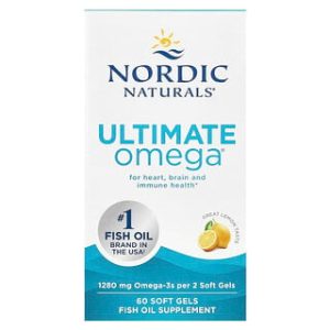 אומגה 3 לימון - Nordic Naturals Ultimate Omega - 60 כמוסות