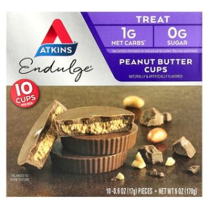 אטקינס-Endulge Peanut Butter Cups - 10 יח׳ - חטיפי חמאת בוטנים