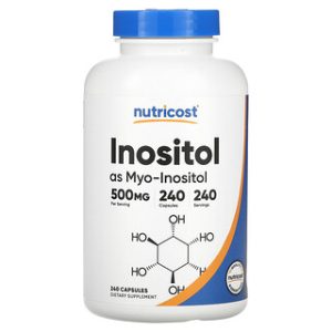 אינוזיטול Nutricost 500 מ"ג - 240 כמוסות - תוסף תזונה