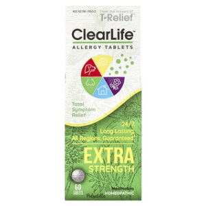 גלולות אלרגיה ClearLife™ - 60 טבליות לטיפול בנזלת