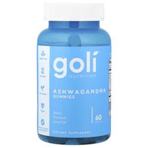 גלי אשווגנדה גומי לעיסה - 60 יחידות - Goli Nutrition