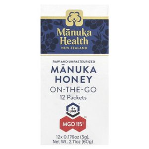 דבש מאנוקה On-The-Go - UMF 6+ - 12 מנות - Manuka Health
