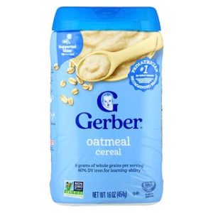 דייסת קוואקר Gerber לתינוקות - 1st Foods - 454 גרם