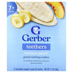 ואפרים לנשיכה בננה-אפרסק Gerber 7+ חודשים