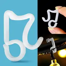 ווים לתליית נורות גג - 50 יח' לקישוט גן ומרפסת