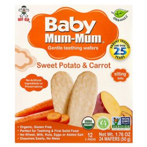 וופלים לתינוקות - בטטה וגזר Baby Mum-Mum - 12 יח׳