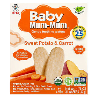 וופלים לתינוקות - בטטה וגזר Baby Mum-Mum - 12 יח׳