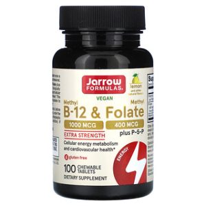 ויטמין B12 צמחוני בטעם לימון - Jarrow Formulas