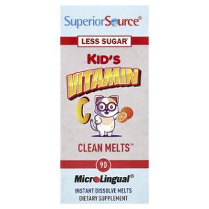 ויטמין C לילדים - Clean Melts - תפוז - 90 יח'