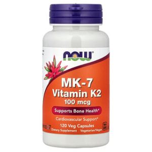 ויטמין K2 MK-7 NOW Foods - 120 כמוסות - בריאות העצם