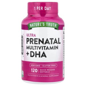 ויטמינים לנשים בהריון - Ultra Prenatal DHA 120 כמוסות