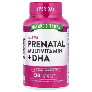 ויטמינים לנשים בהריון - Ultra Prenatal DHA 120 כמוסות